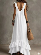 Ruffled Sleeveless Maxi Dress (6)
