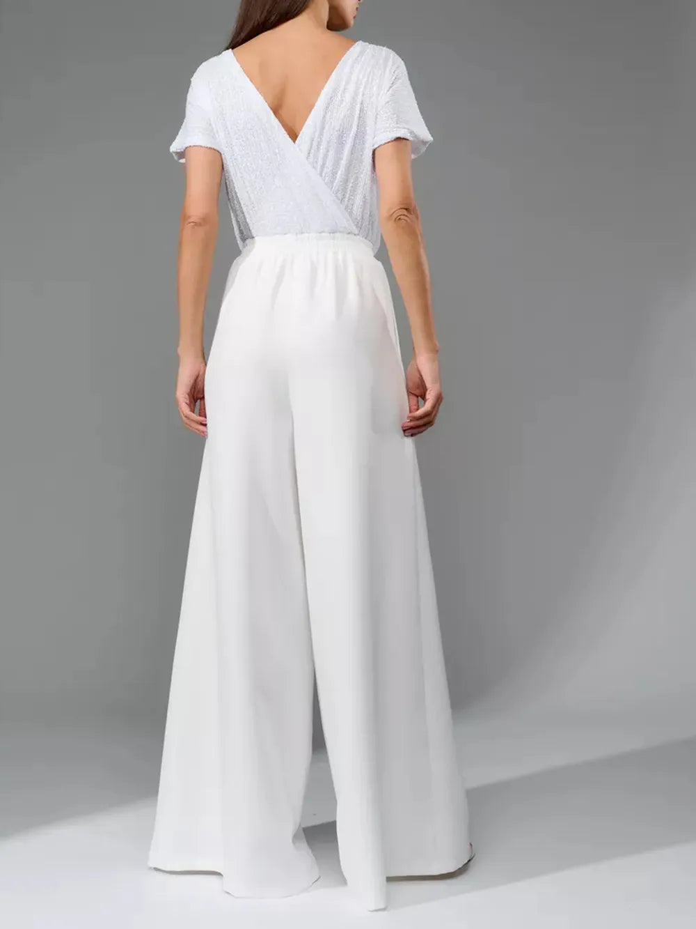 Full Size Sequin Round Neck Short Sleeve Wide Leg Jumpsuit (12)