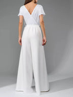 Full Size Sequin Round Neck Short Sleeve Wide Leg Jumpsuit (12)