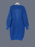 Chunky Knit Open Front Cardigan (5)
