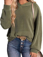 Ribbed Oversized Hoodie Sweatshirt Pocket (14)