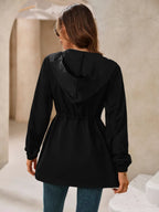 Outdoor Waterproof Long Sleeve Hooded Windbreaker (17)