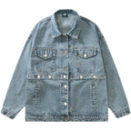 Vintage Denim Jacket Detachable Top photo 9