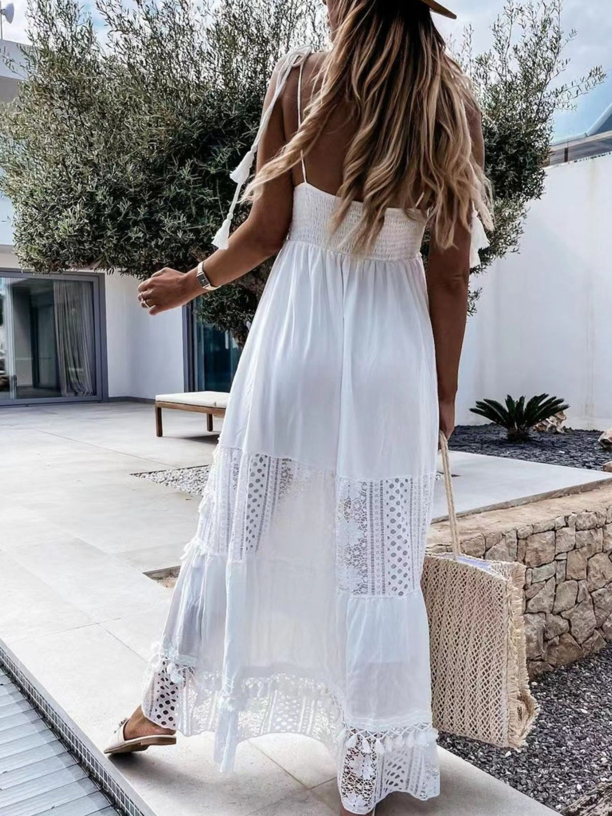Full Crochet Tassel Dress (9)