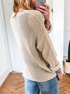 Lightweight Openwork Knit Cover Up (9)