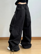 Wide Leg Casual Drawstring Pants (9)