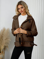 Pocketed Button Down Collared Neck Jacket (15)