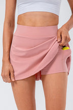 High Waist Pleated Active Skirt (3)
