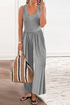 Full Size Scoop Neck Wide Strap Jumpsuit (3)