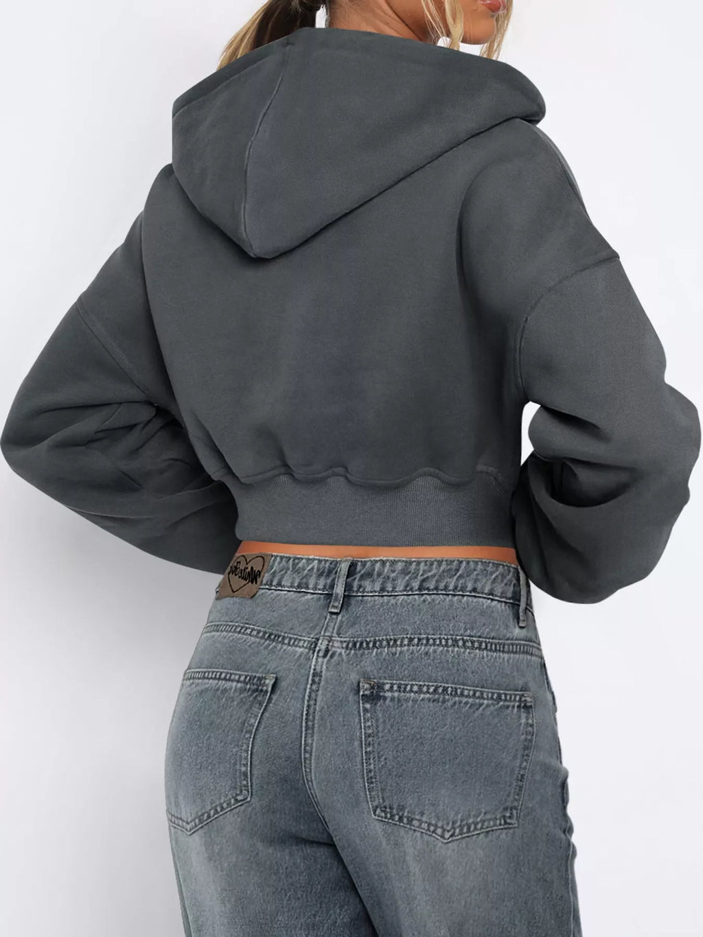 Zip-up Cropped Hoodie (13)