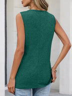Casual V-neck Tank (19)