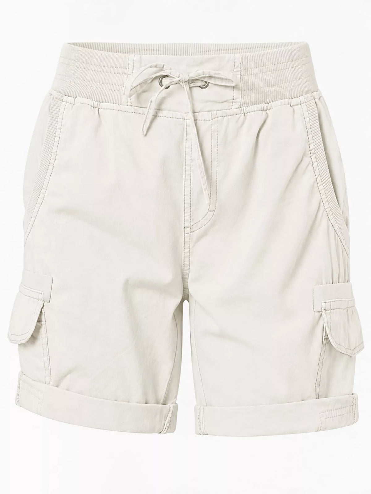Full Size Drawstring Cargo Shorts Plus (3)
