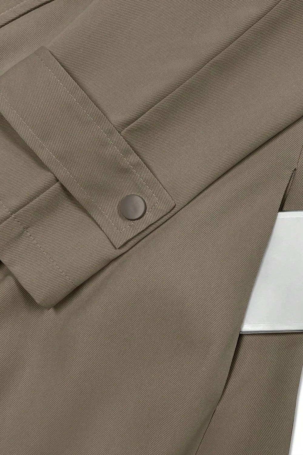 Wide Lapels Belt Trench Coat (13)