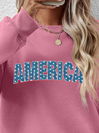 Round Neck Dropped Shoulder Sweatshirt (11)