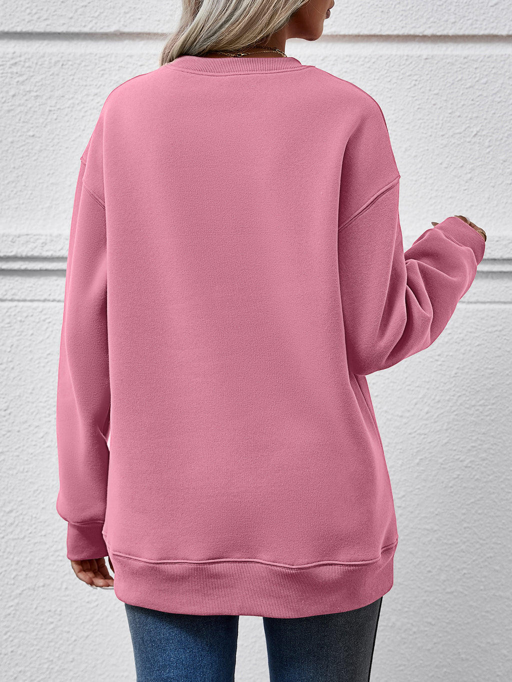 Round Neck Long Sleeve Sweatshirt (2)