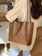 Retro One-shoulder Work Commuter Tote photo 22