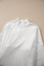 Half Zip Long Sleeve Sweatshirt (4)