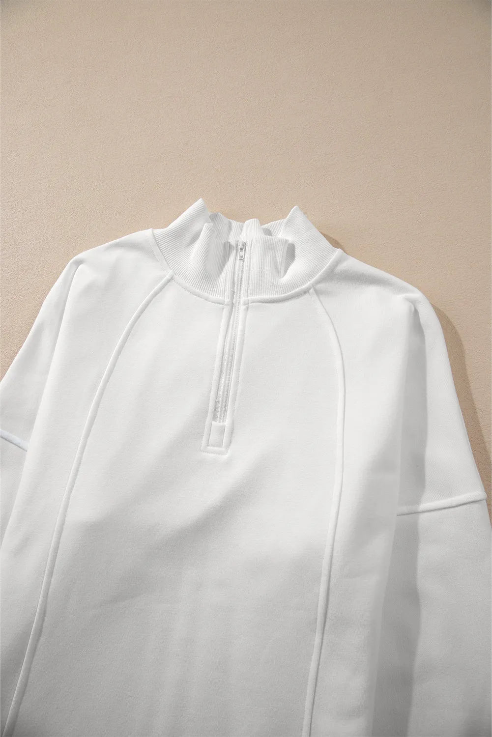 Half Zip Long Sleeve Sweatshirt (4)