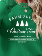 Graphic Round Neck Dropped Shoulder Sweatshirt (26)