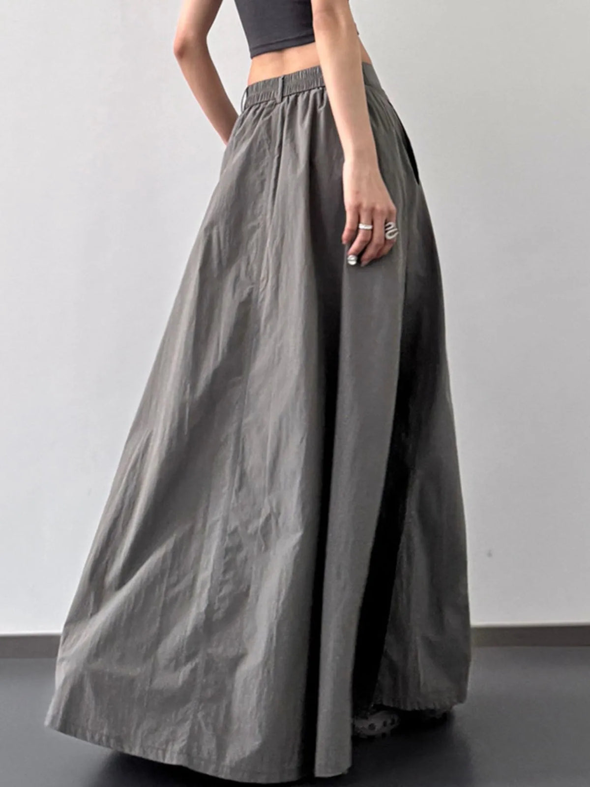 High Waist Slit Maxi Skirt (12)