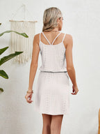 Eyelet Scoop Neck Sleeveless Dress (9)
