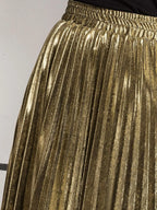 High-waisted Pleated Maxi Skirt (5)