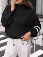 Textured Zip-up Casual Jacket (13)