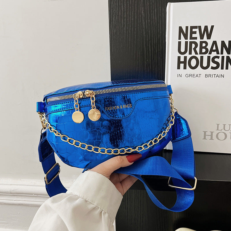 Shiny Chest Bag Westernwide Shoulder Strap photo 1