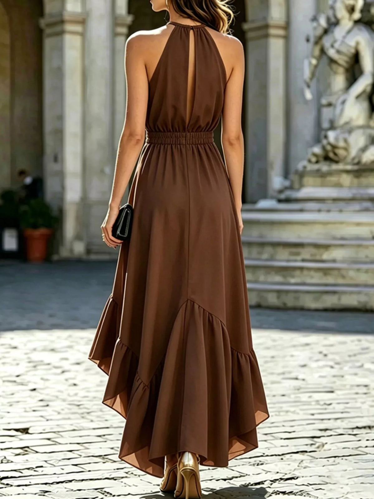 Ruffled High-low Sleeveless Maxi Dress (11)