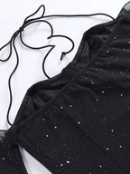 Glitter Mini Dress Sleeves (10)