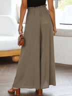 Drawstring Waist Wide Leg Pants (12)