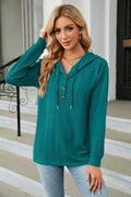 Cable-knit Long Sleeve Hoodie