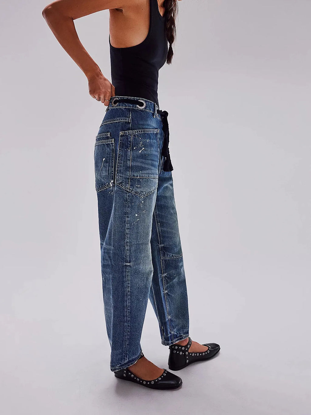 Washed Wide Leg Jeans (12)