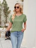 Round Neck Short Sleeve T-shirt