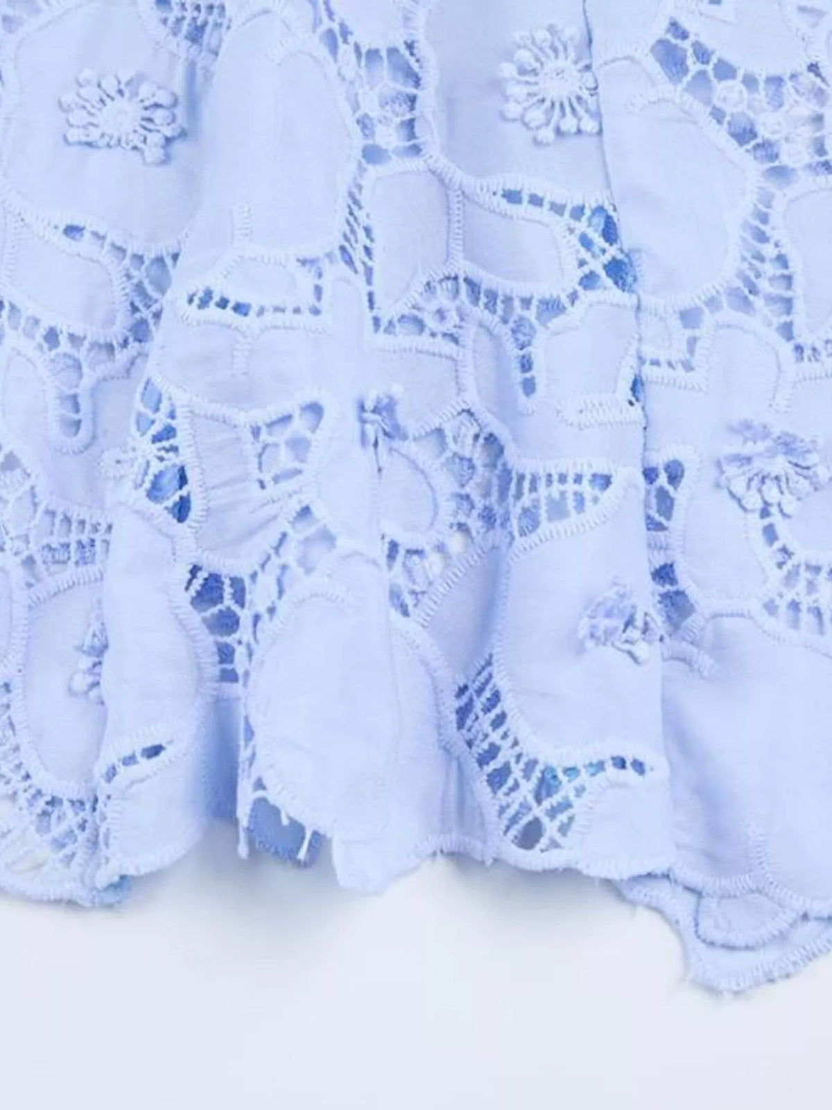 Floral Lace Short Sleeve Midi Dress (21)