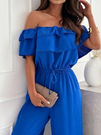 Off-shoulder Ruffled Wide Leg Jumpsuit (12)