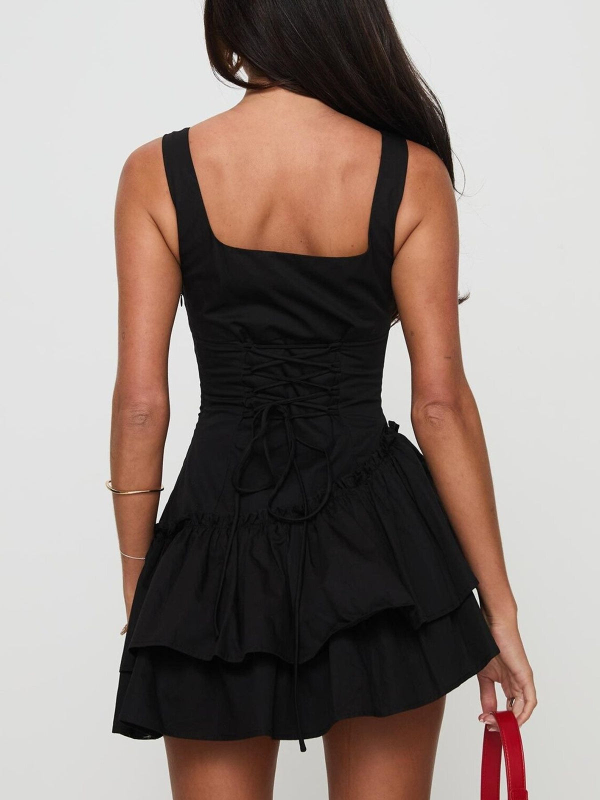 Ruffled Layered Mini Dress (5)