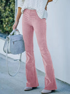 Full Size Corduroy Flare Pants Plus (21)