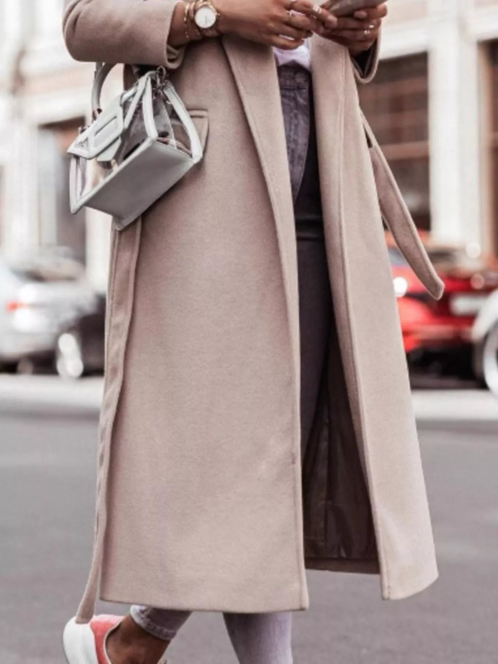 Tie Waist Longline Outerwear (8)