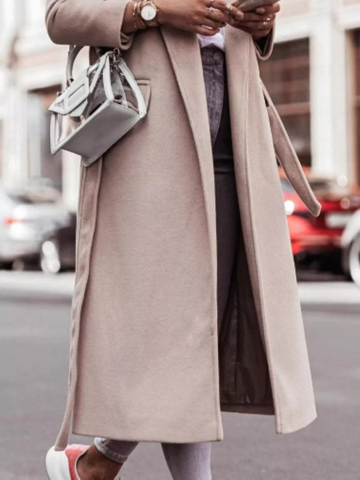 Tie Waist Longline Outerwear (8)