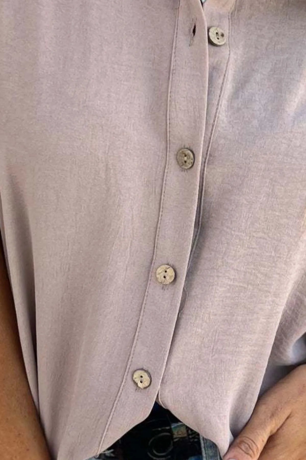 Full Size Casual Button Down Short Sleeve Loose Shirt Plus (20)