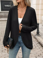 Open Front Long Sleeve Cardigan (8)