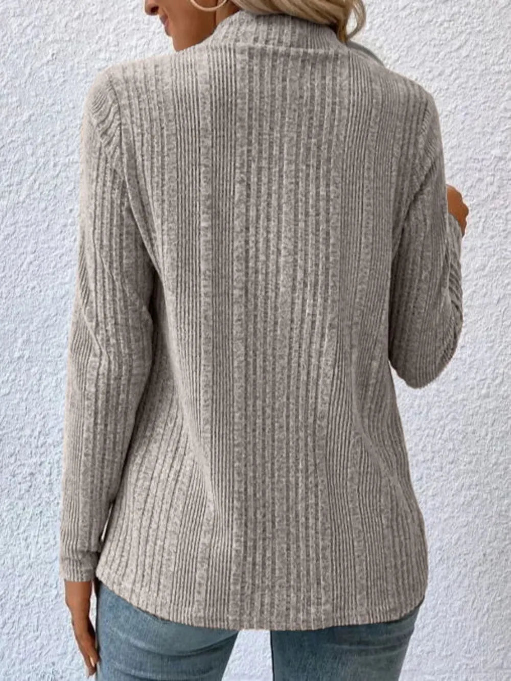 Open Front Long Sleeve Cardigan (2)
