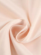 Elegant V-neck Puff Sleeve Button-down Midi Dress (11)