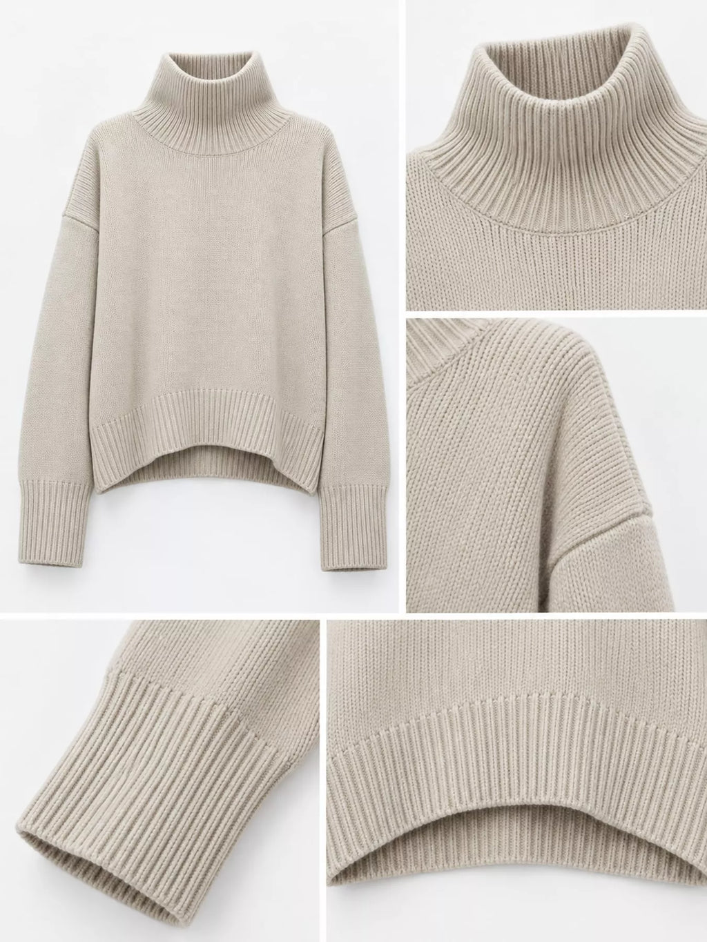 Oversized Turtleneck Wool Sweater (23)