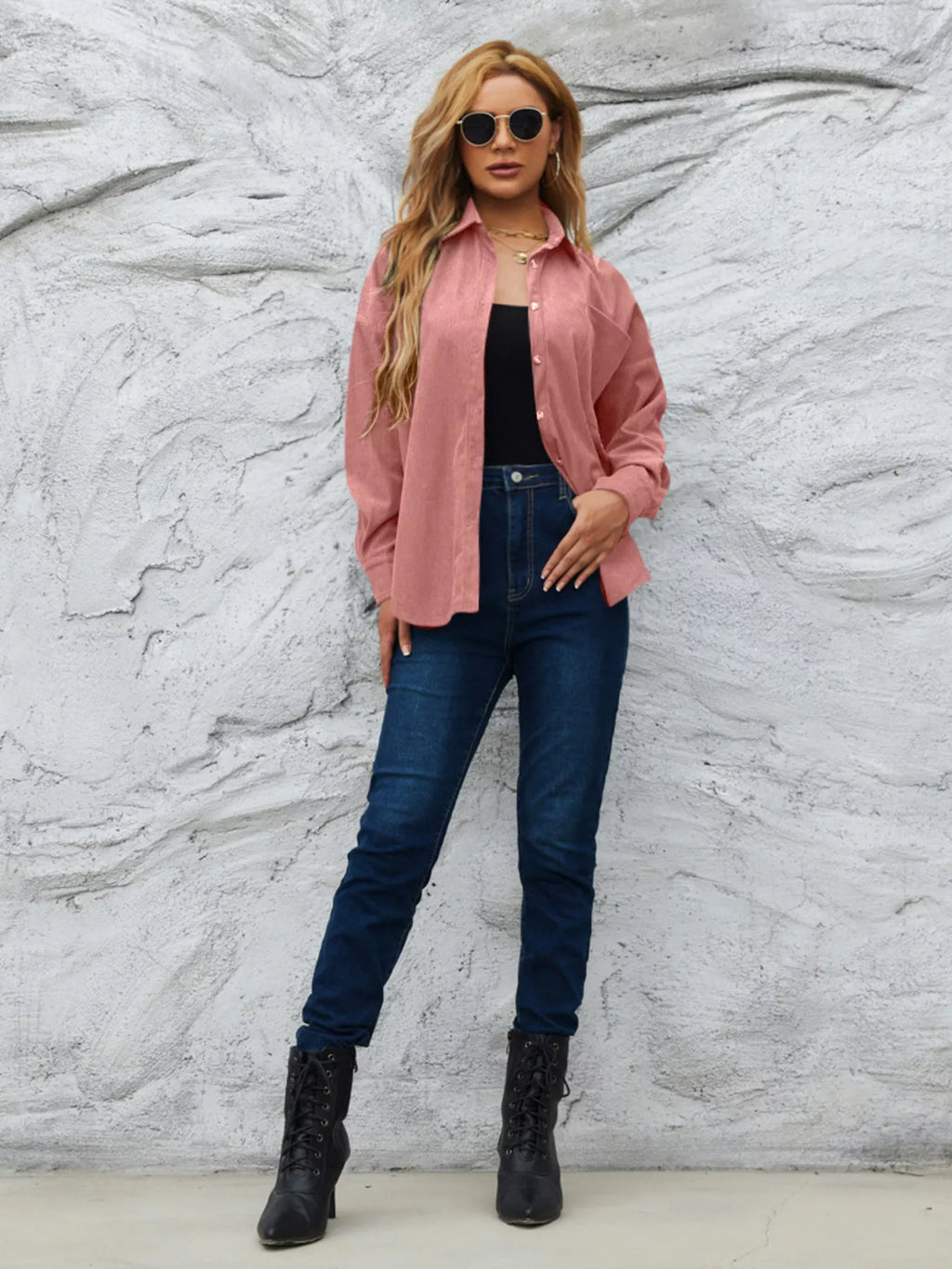 Corduroy Button-up Shirt (11)