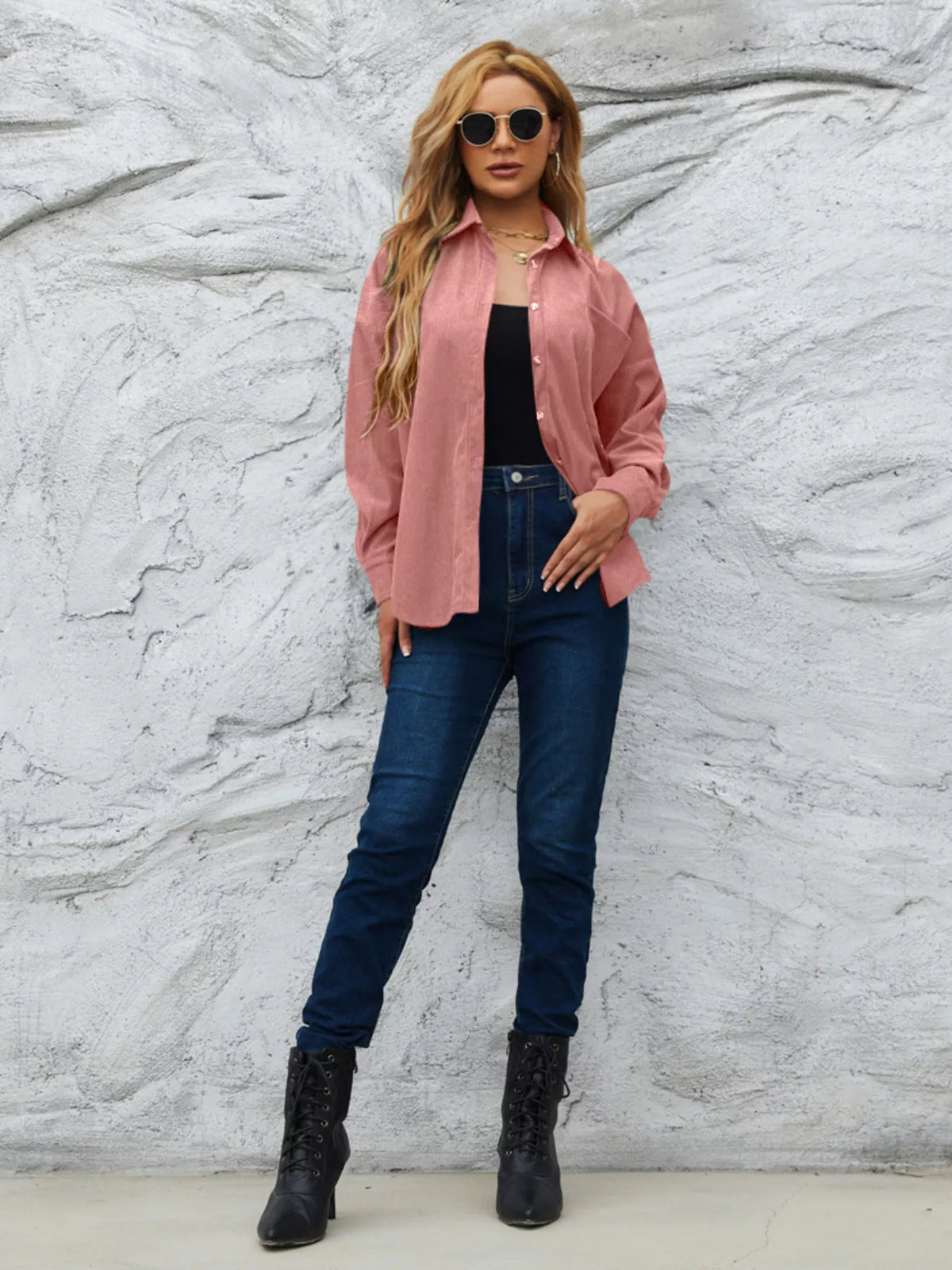 Corduroy Button-up Shirt (11)