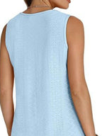 Eyelet V-neck Tank (5)