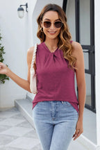 Twisted Solid Color Tank (14)