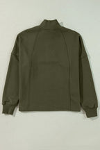 Half Zip Long Sleeve Sweatshirt (11)